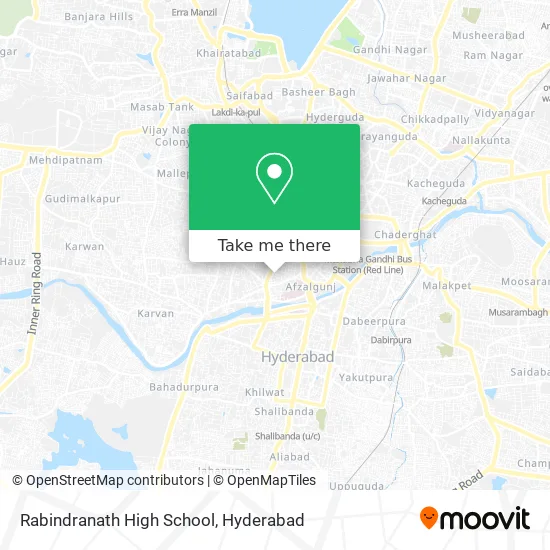 Rabindranath High School map