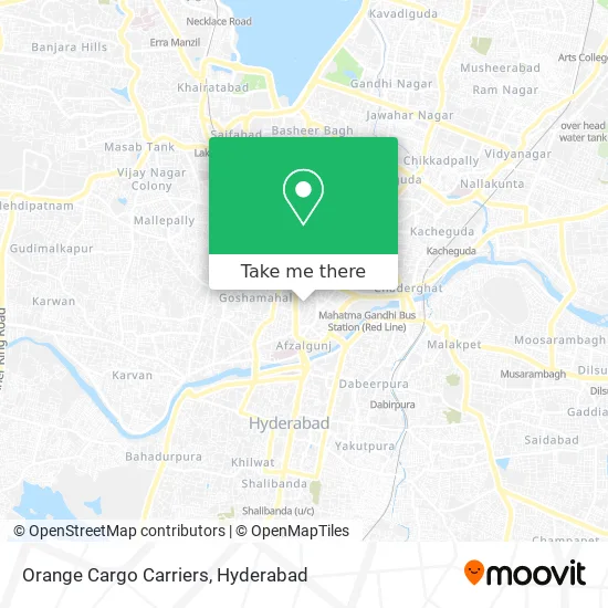 Orange Cargo Carriers map