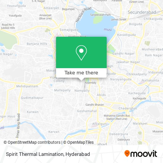 Spirit Thermal Lamination map