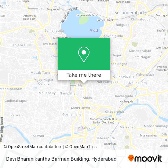 Devi Bharanikanths Barman Building map