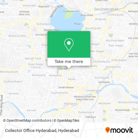 Collector Office Hyderabad map