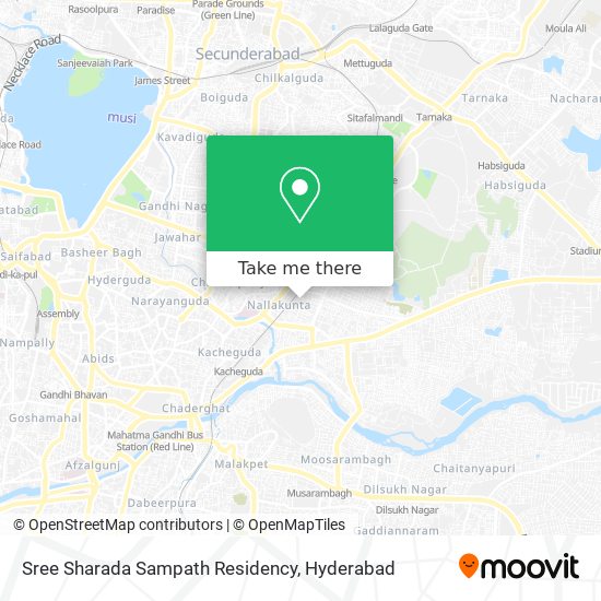 Sree Sharada Sampath Residency map