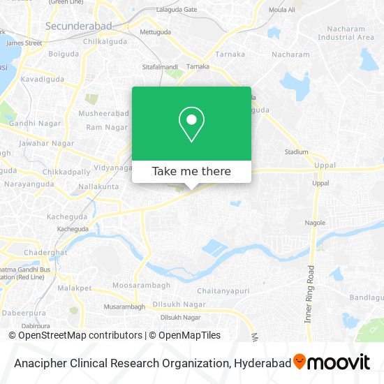 Anacipher Clinical Research Organization map