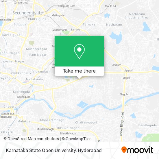 Karnataka State Open University map