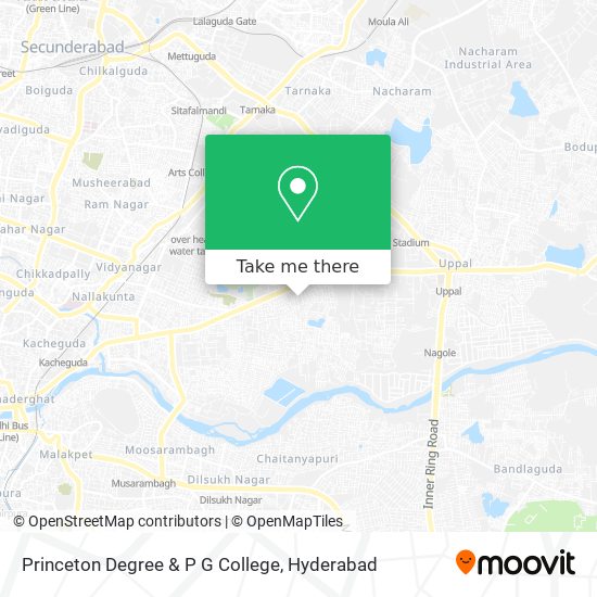 Princeton Degree & P G College map