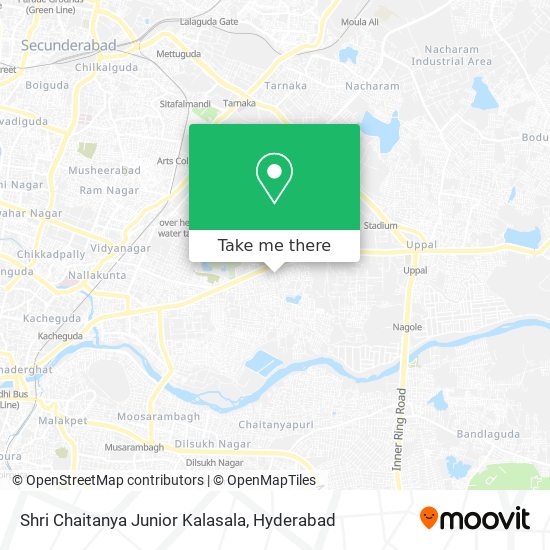 Shri Chaitanya Junior Kalasala map