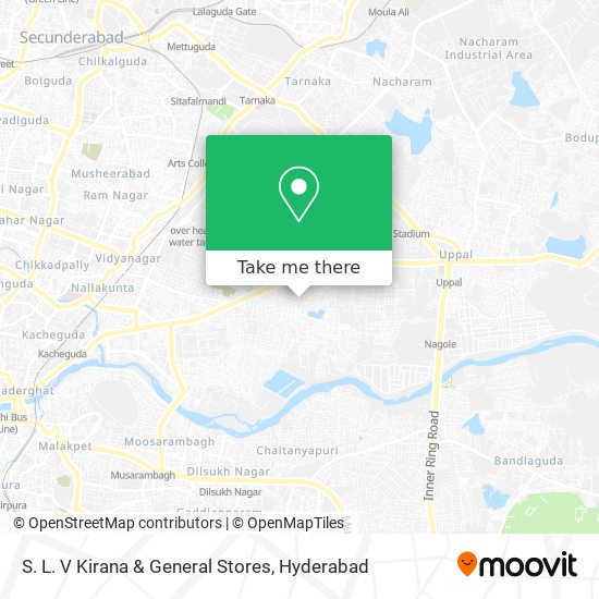 S. L. V Kirana & General Stores map