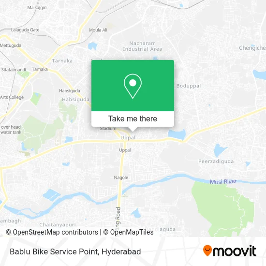 Bablu Bike Service Point map