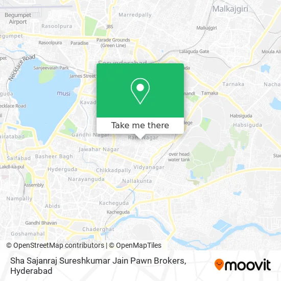 Sha Sajanraj Sureshkumar Jain Pawn Brokers map