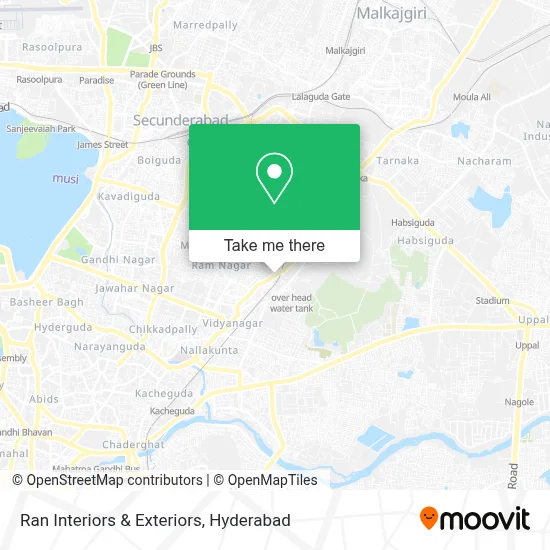 Ran Interiors & Exteriors map