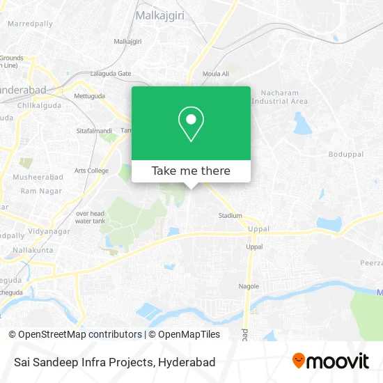 Sai Sandeep Infra Projects map