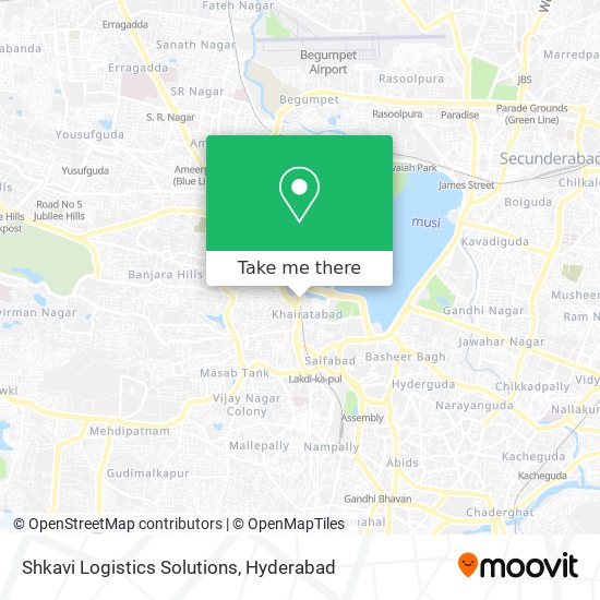 Shkavi Logistics Solutions map