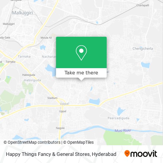 Happy Things Fancy & General Stores map