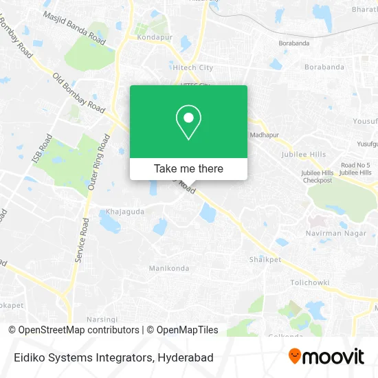 Eidiko Systems Integrators map