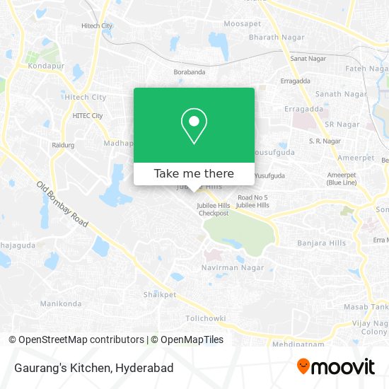 Gaurang's Kitchen map