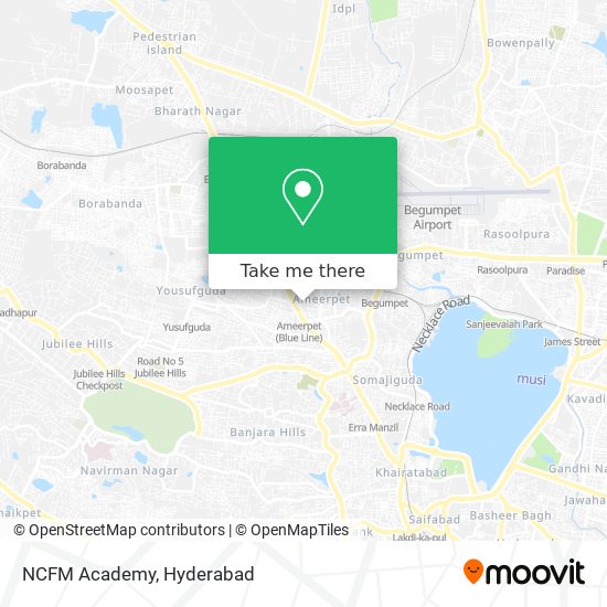 NCFM Academy map