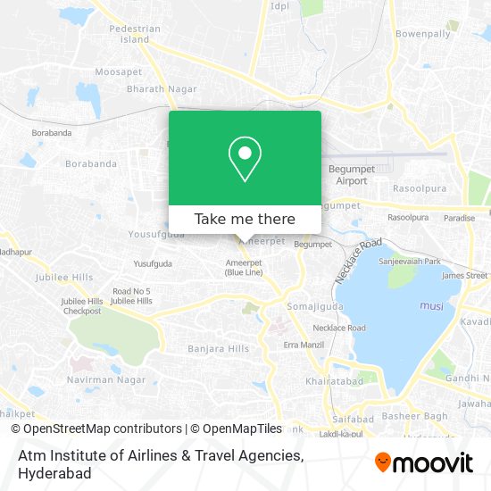 Atm Institute of Airlines & Travel Agencies map