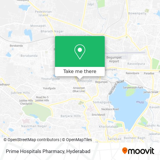 Prime Hospitals Pharmacy map