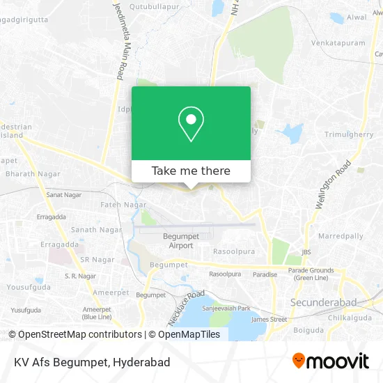 KV Afs Begumpet map