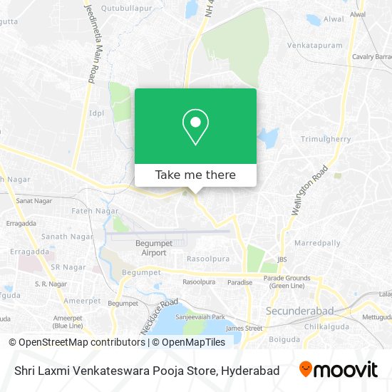 Shri Laxmi Venkateswara Pooja Store map