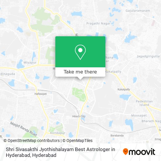 Shri Sivasakthi Jyothishalayam Best Astrologer in Hyderabad map