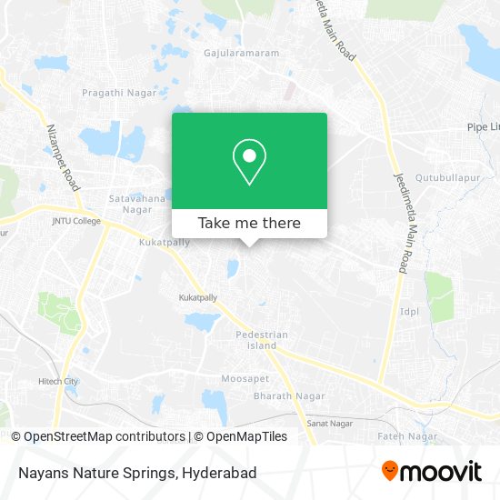 Nayans Nature Springs map