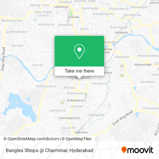 Bangles Shops @ Charminar map