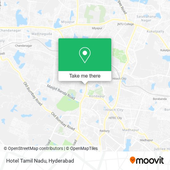 Hotel Tamil Nadu map