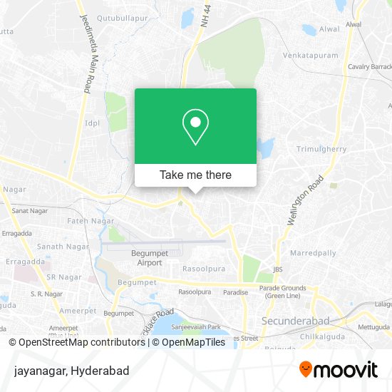 jayanagar map