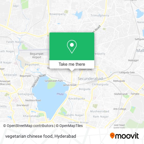 vegetarian chinese food map