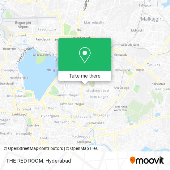 THE RED ROOM map