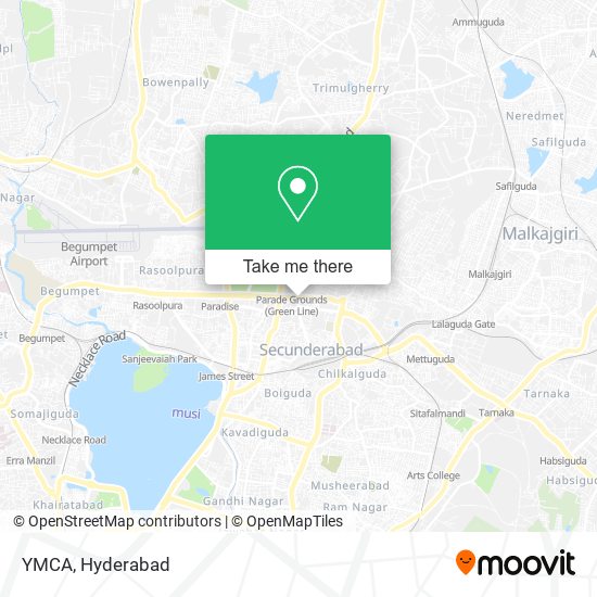 YMCA map