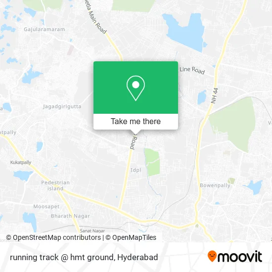 running track @ hmt ground map