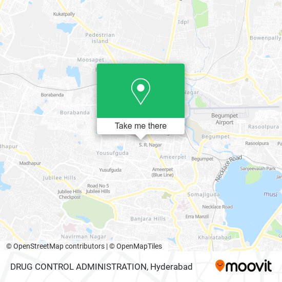 DRUG CONTROL ADMINISTRATION map