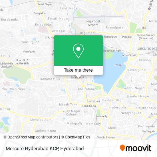 Mercure Hyderabad KCP map