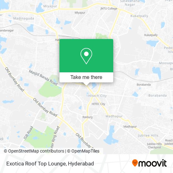 Exotica Roof Top Lounge map