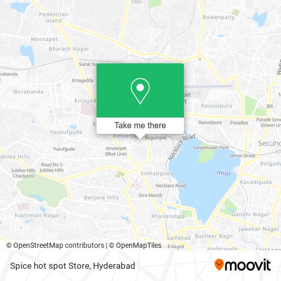 Spice hot spot Store map