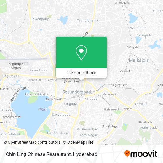 Chin Ling Chinese Restaurant map