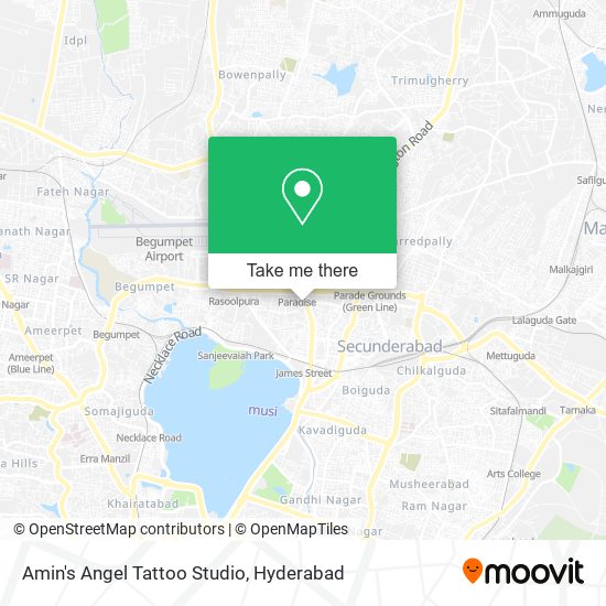 Amin's Angel Tattoo Studio map