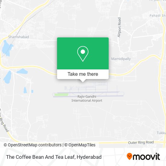 The Coffee Bean And Tea Leaf map