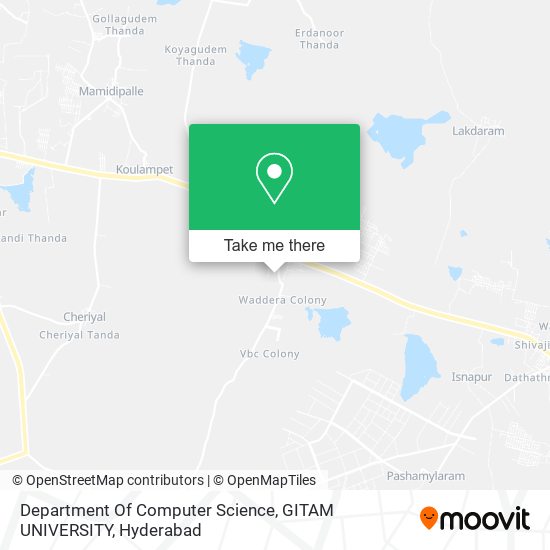 Department Of Computer Science, GITAM UNIVERSITY map