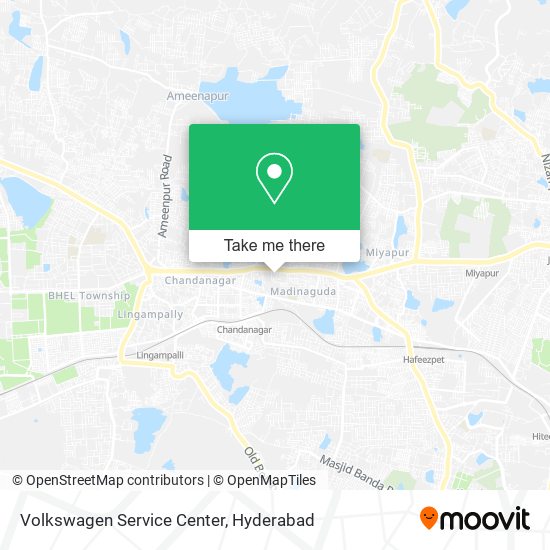 Volkswagen Service Center map