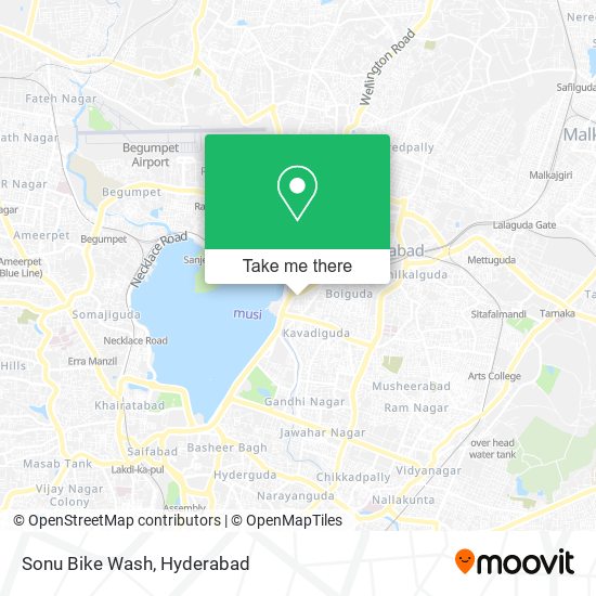 Sonu Bike Wash map