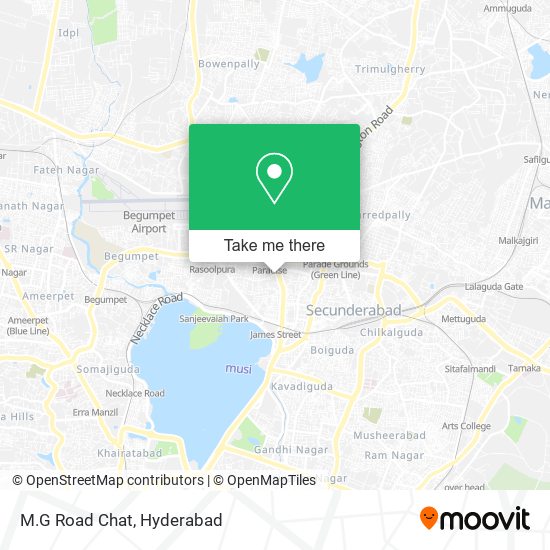 M.G Road Chat map