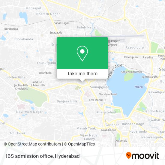 IBS admission office map