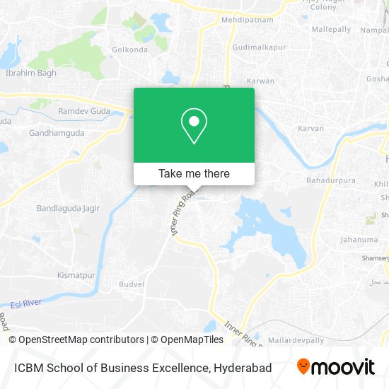 ICBM School of Business Excellence map