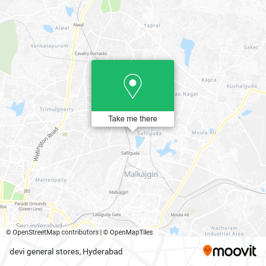 devi general stores map