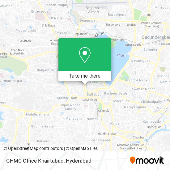 GHMC Office Khairtabad map