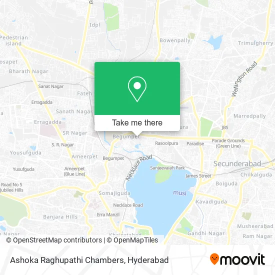 Ashoka Raghupathi Chambers map