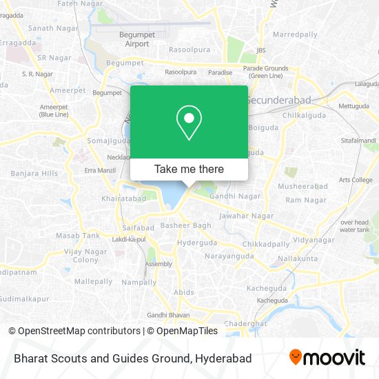 Bharat Scouts and Guides Ground map